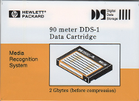 HP DAT 90 meter DDS 1 cassette