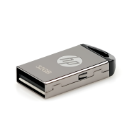 HP Mini Metalen USB2.0 Flash Drive Pendrive 64GB 32GB Flash Geheugenschijf USB Stick voor Laptop Auto V221W