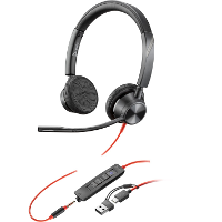 HP Poly Blackwire 3325 Stereo USB C headset