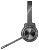 HP Poly Voyager 4310 UC Mono On Ear headset Bluetooth Mono Zwart Noise Cancelling Volumeregeling, Incl. Oplaad  en dockingstation Computer