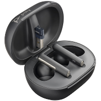 HP Poly Voyager Free 60+ UC M Carbon Black Earbuds headset