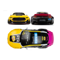 HPI Fase D10 1/10 2.4G 2WD RWD 4CH RC Drift Auto RTR Bofstelloos / Brushless Voofaf Geassembleerde Specificatie 5 FD Lij
