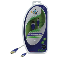 HDMI naar micro HDMI kabel deluxe (HDMI 1,4m) [1,5/2m]