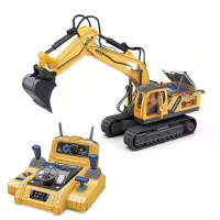 HR 720 12/15CH RC graafmachine auto vrachtwagen kinderen' s engineering vloer stuurbekrachtiging afstandsbedieningsvoert