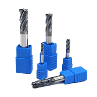 HRC50 4 Fluitse Vlakke Frees Tungsten Carbide Router Bit CNC Freesgereedschap hoge precisie Metaalbewerkingsgereedschap