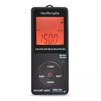 HRD HRD 767 Luchtvaartband Radio Stereo 400mAh Lithium Batterij Digitale Weergave AM/FM/AIR Banden Draagbaar