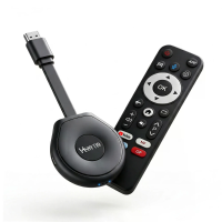HS89 T19 2GB+16GB/4GB+32GB Android 14.0 TV Stick RK3539 Quad Core 4K Ultra HD WiFi 6 bluetooth 5.4 AV1 Stem Afstandsbedi