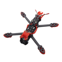HSKRC MAK4 7 Inch 295mm Carbon Fiber Frame Kit 5mm Arm Dikte voor DIY Long Range RC FPV Racing Drone