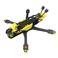 HSKRC S5 V2 227mm wielbasis 5 inch carbonfiber framekit compatibel met DJI O4 / DJI O3 / analoge DIY RC FPV race drones