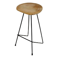 HSM Collection barkruk Cisco   bruin/zwart   Leen Bakker