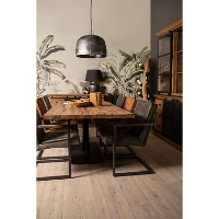 HSM Collection hanglamp Bolt   bruin   23x30 cm   Leen Bakker