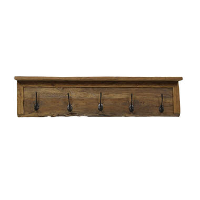 HSM Collection kapstok Lieuwe   bruin/zwart   90x11x20 cm   Leen Bakker