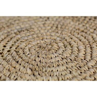 HSM Collection poef Malibu   naturel   40 cm   Leen Bakker