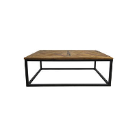 HSM Collection salontafel Jorn   naturel/zwart   40x110x70 cm