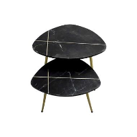 HSM Collection salontafel Lena (2 stuks)   zwart/goud
