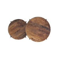 HSM Collection salontafel Nordic (2 stuks)   naturel/zwart