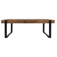 HSM Collection salontafel Norton   naturel/zwart   130x60x45 cm   Leen Bakker