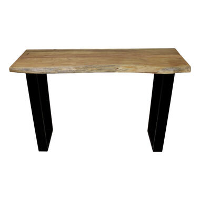 HSM Collection sidetable SoHo   bruin/zwart   120x40x75 cm