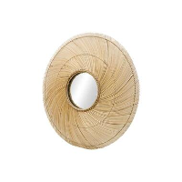 HSM Collection spiegel Alena   naturel   Ø120 cm   Leen Bakker