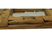 HSM Collection spiegel Dimos   naturel   50x50 cm   Leen Bakker