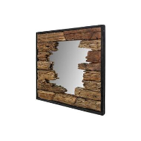 HSM Collection spiegel Moris   naturel   80x80 cm   Leen Bakker