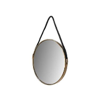 HSM Collection spiegel Selina   goud/zwart   Ã˜60 cm   Leen Bakker
