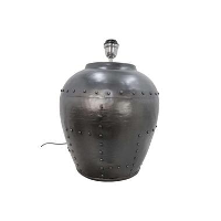 HSM Collection tafellamp Bolt   grijs   50x36 cm   Leen Bakker