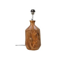 HSM Collection tafellamp Bottle   bruin   Ø20 22x49 cm   Leen Bakker