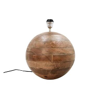 HSM Collection tafellamp Timber   naturel   50x40 cm   Leen Bakker