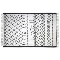 HSM Collection vloerkleed Borris   zwart/wit   230x160 cm   Leen Bakker