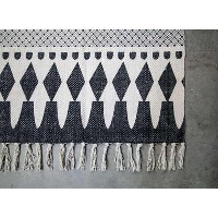 HSM Collection vloerkleed Madona   zwart/wit   210x150 cm   Leen Bakker