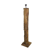 HSM Collection vloerlamp Idas rond   naturel   145x30x30 cm   Leen Bakker