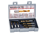 Hss Metaal Spiraalboorset 8 Delig Exact 50896 Din 3126 1/4 (6.3 Mm) 1 Set
