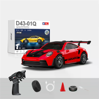 Hstar D43 01 RTR 1/43 2.4G 4WD Drift RC Auto Gyro Mini Volledig Proportioneel Legeringen Carrosserie LED Licht Afstandsb