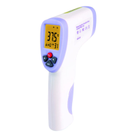 Ht 820d High Accuracy Non Contact Lcd Body Thermometer Gun Tester