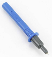 HT Instruments 404 IECB Banaanstekker Bananenbus, Bus 4 mm, Steekaansluiting 4 mm CAT III 1000 V, CAT IV 600 V Blauw 1 stuk(s)