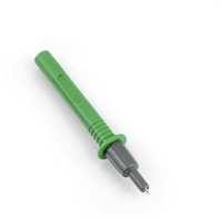 HT Instruments 404 IECV Banaanstekker Bananenbus, Bus 4 mm, Steekaansluiting 4 mm CAT III 1000 V, CAT IV 600 V Groen 1 stuk(s)