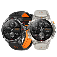 HT37 1,46 inch HD display GPS zaklamp 30m waterdicht Hoogte, Druk 540mAh enorme batterij bluetooth bellen hartslag bloed