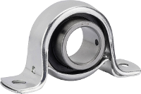 HTB SBPP 202 Staand lager Plaatstaal Boordiameter 15 mm Gatafstand 68 mm