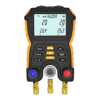HTI Digitale Drukmeter HT 750 Elektronisch Spruitstuk Instrument Koelmiddel Druk Meter Temperatuur Test Hulpmiddelen