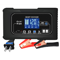 HTRC 20A P20 12V 24V Slimme Acculader Voor Auto Motor Accu Reparatie Opladen Voor Auto Moto Loodzuur AGM Lithium LiFePo4
