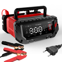 HTRC 6V 12V 24V 10A 30A Slimme Reparatie Batterij Onderhouder Lader P30 Oplader voor Auto Motorfiets Boot Lood Zuur AGM