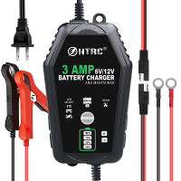 HTRC Batterijlader 6V 12V 3A 60W Auto Motorfiets Opladen Reparatie voor Lood zuur Batterij