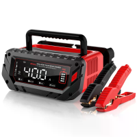 HTRC P40 40A Batterijlader 6V 12V 24V Oplader voor Lithium LiFePO4, Lood zuur, AGM, GEGEL Batterij 9 fasen Auto/Motorfie