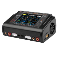 HTRC T400 Pro AC 200W DC 400W 12A*2 Dual Channel Lipo Batterijlader en  ontlader voor LiPo LiHV LiFe Lilon NiCd NiMh Pb 
