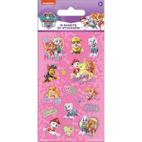 Paw Patrol Roze Party Stickers 6 Vellen