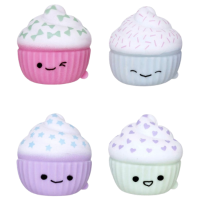Squish Meez Cupcake Cuties Squishy Knijpspeelgoed   Assorti