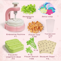 DIY Flower Bouquet Toy – Creatief & Interactief – Bloemen Knutsel Speelset Bloemen Knutsel Speelset (incl. Machine) | Educatief Speelgoed