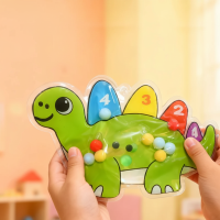 Squishy Bead Maze – Sensorisch & Ontspannend – Fidget Speelgoed Dinosaurus | Educatief Speelgoed