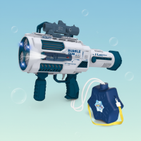 Light Up Bubble Gun – Speels & Muziek – Bellenblaas Pistool Blauw | Educatief Speelgoed